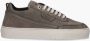 Mason Garments Grijze leren sneaker met zilveren details Green Heren - Thumbnail 3