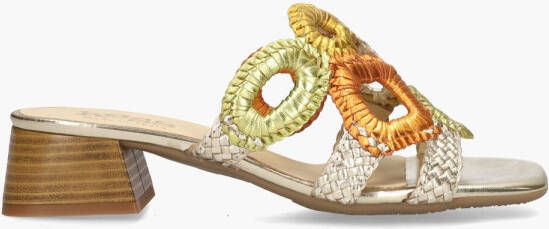 Kess Maya Tropic 21036 Goud Multicolor