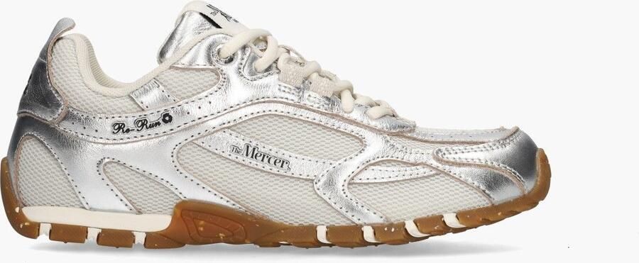 MERCER AMSTERDAM Lage Sneakers Dames The Re-run Drive Maat: 40 Materiaal: Leatherlook Kleur: Zilver - Foto 2