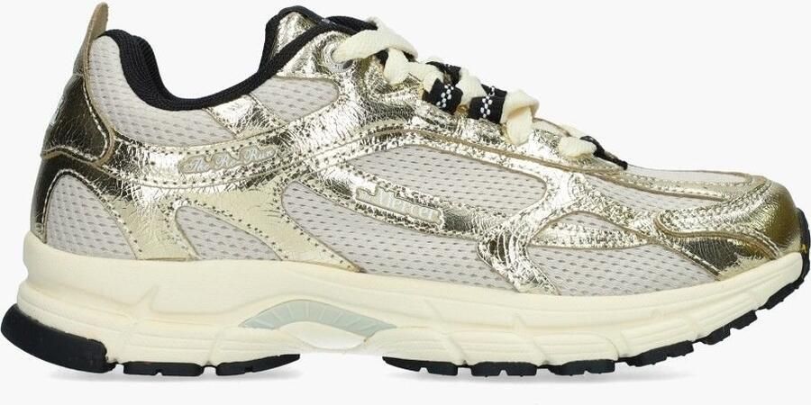 MERCER AMSTERDAM Lage Sneakers Dames The Re-run Cracked Maat: 36 Materiaal: Mesh Kleur: Goudkleurig - Foto 2