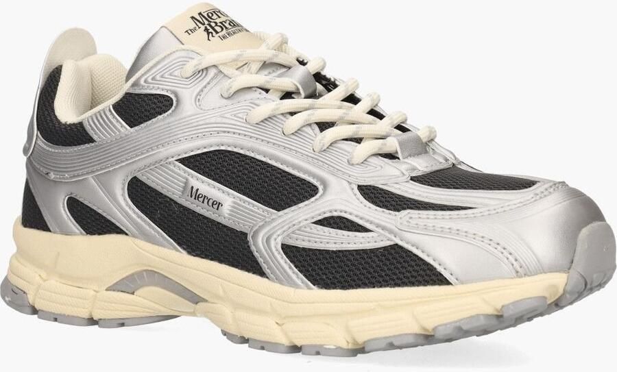 Mercer Amsterdam Mercer Re-Run High Frequency antracite Grijs Mesh Lage sneakers - Foto 3