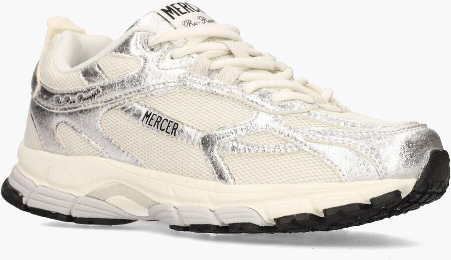 Mercer Amsterdam Mercer The Re-Run Pineapple 2.0 zilver Mesh Lage sneakers Dames - Foto 4
