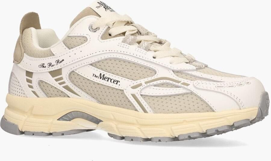MERCER AMSTERDAM Lage Sneakers Dames The Re-run Vintage Maat: 37 Materiaal: Textiel Kleur: Wit