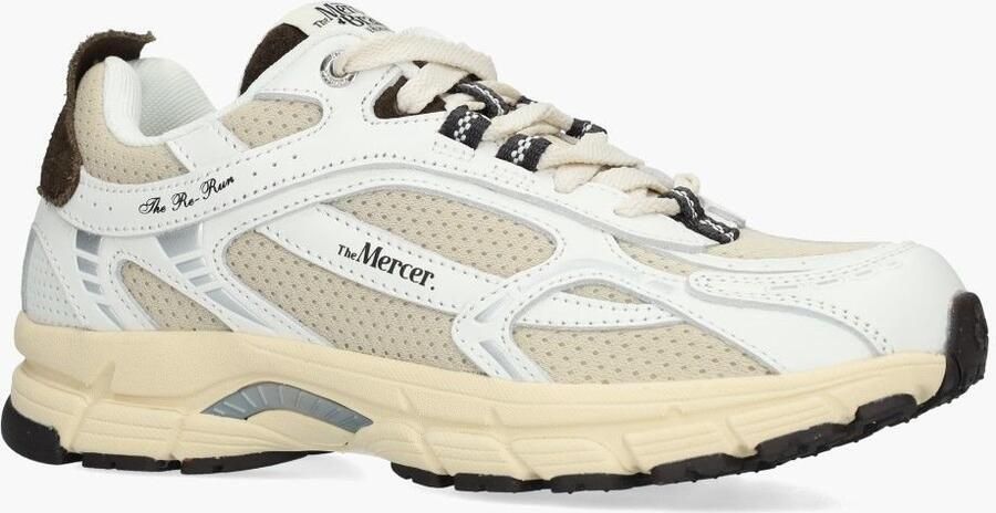 MERCER AMSTERDAM Lage Sneakers Dames The Re-run Vintage Maat: 39 Materiaal: Mesh Kleur: Wit