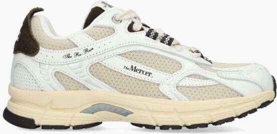 MERCER AMSTERDAM Lage Sneakers Dames The Re-run Vintage Maat: 37 Materiaal: Mesh Kleur: Wit
