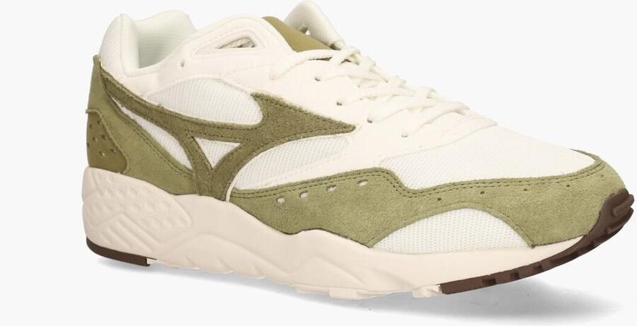 Mizuno Contender | Dedar Olive Drab Snow White Groen Suede Lage sneakers Heren - Foto 4