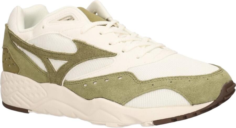 Mizuno Contender | Dedar Olive Drab Snow White Groen Suede Lage sneakers Heren - Foto 4