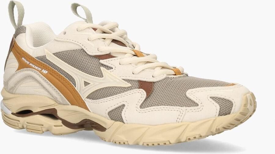 MIZUNO Lage Sneakers Dames Wave Rider 10 Dames Maat: 37 Materiaal: Mesh Kleur: Beige