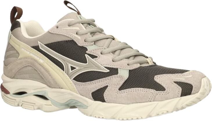 MIZUNO Lage Sneakers Heren Wave Rider 10 Premium Heren Maat: 42 Materiaal: Suède Kleur: Beige - Foto 2