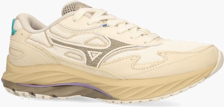 MIZUNO Lage Sneakers Dames Wave Rider Beta Maat: 38 Materiaal: Textiel Kleur: Creme