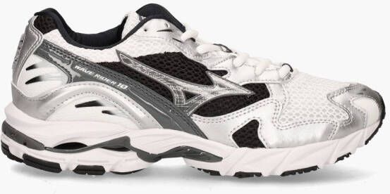 Mizuno Wave Rider 10 Wit Zwart Zilver