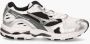 Mizuno Wave Rider 10 Wit Zwart Zilver - Thumbnail 2