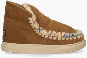 MOU dames schapenwollen laars eskimo sneaker naturel