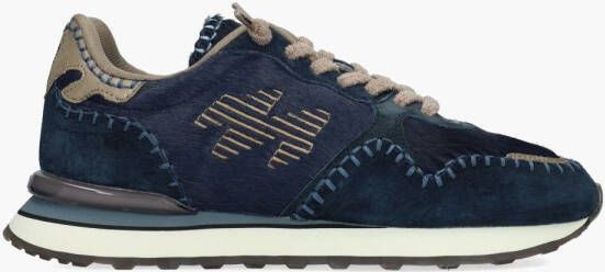 MRP Lage Sneakers Dames Amsterdam 06uphs Maat: 37 Materiaal: Suède Kleur: Blauw - Foto 2