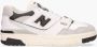 New Balance 550 sneakers white black Leer Unisex - Thumbnail 1