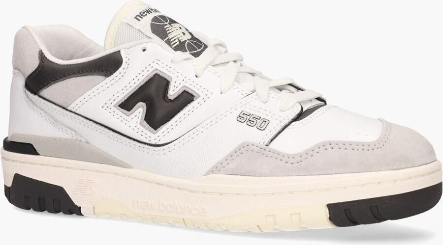 New Balance 550 sneakers white black Leer Unisex