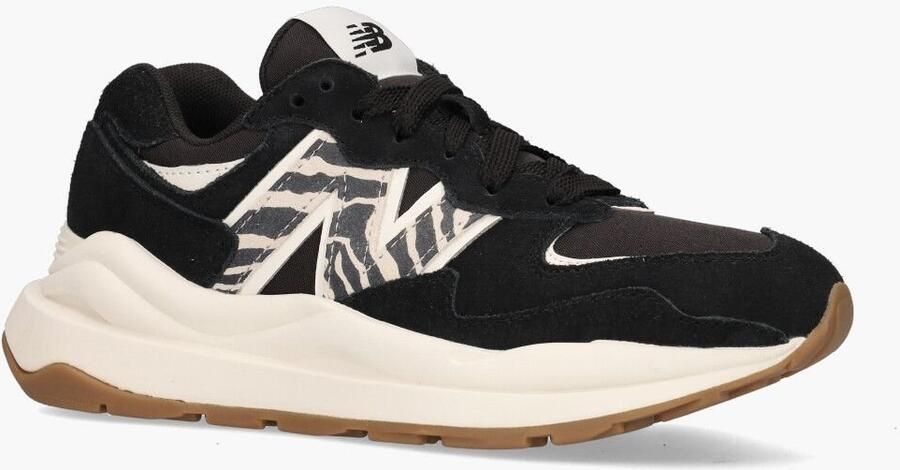 New Balance Zwarte Damessneakers Plat met Veters Black Dames - Foto 6