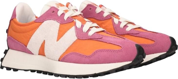 New Balance Dames Sneakers van Leer voor Herfst Winter Oranje Dames - Foto 4