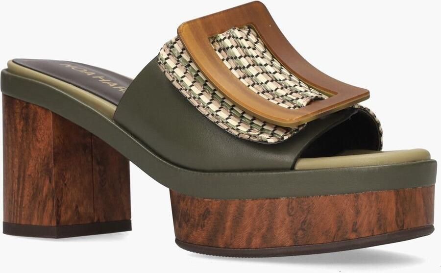 Noa Harmon 9669 slipper groen combi - Foto 3