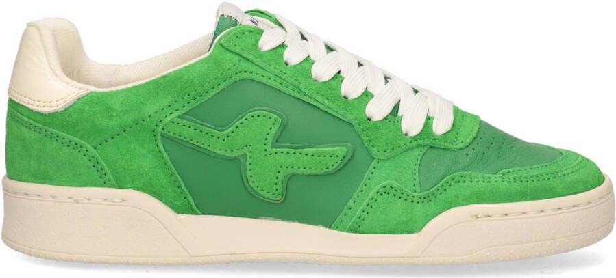 Nubikk Blueberry Pulse sneaker van leer met suède details - Foto 3