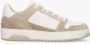 NUBIKK Lage Sneakers Heren Basket Court Heren Maat: 46 Materiaal: Nubuck Kleur: Wit - Thumbnail 2