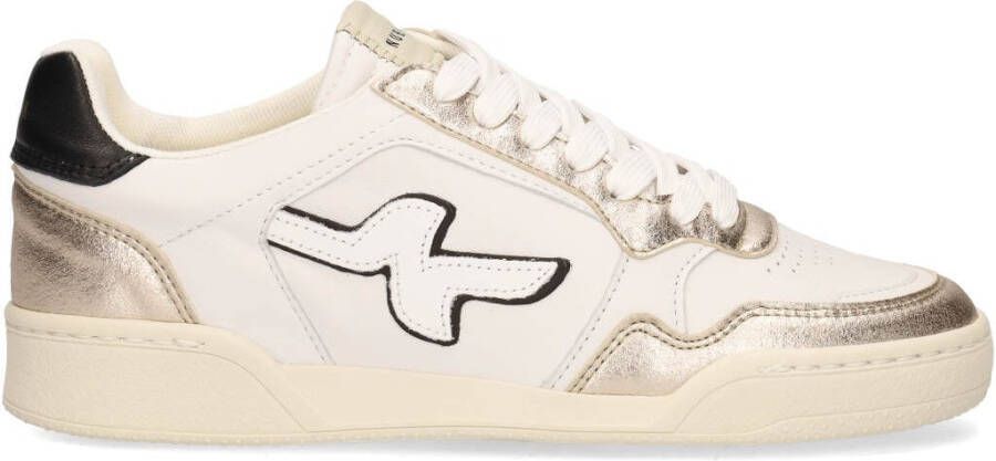 NUBIKK Lage Sneakers Dames Blueberry Pulse Women Maat: 37 Materiaal: Leer Kleur: Wit - Foto 4