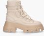 Nubikk Flore Montagne biker boot van leer met nubuck details - Thumbnail 4