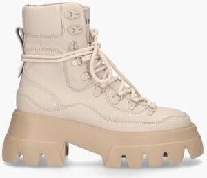 Nubikk Flore Montagne biker boot van leer met nubuck details - Foto 4