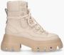 Nubikk Flore Montagne biker boot van leer met nubuck details - Thumbnail 4