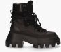 Nubikk Flore Montagne biker boot van leer met nubuck details - Thumbnail 4