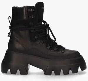 Nubikk Flore Montagne biker boot van leer met nubuck details - Foto 4
