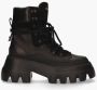 Nubikk Flore Montagne biker boot van leer met nubuck details - Thumbnail 4