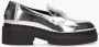 NUBIKK Loafers Dames Frankie Loafer Maat: 40 Materiaal: Leer Kleur: Zilver - Thumbnail 4