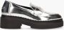 NUBIKK Loafers Dames Frankie Loafer Maat: 40 Materiaal: Leer Kleur: Zilver - Thumbnail 4