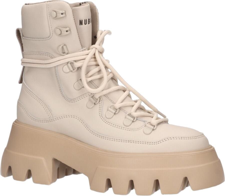 Nubikk Flore Montagne biker boot van leer met nubuck details - Foto 5