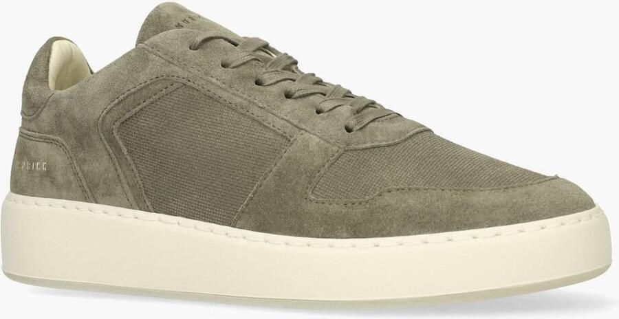 NUBIKK Lage Sneakers Heren Jiro Luca Maat: 43 Materiaal: Suède Kleur: Groen - Foto 3