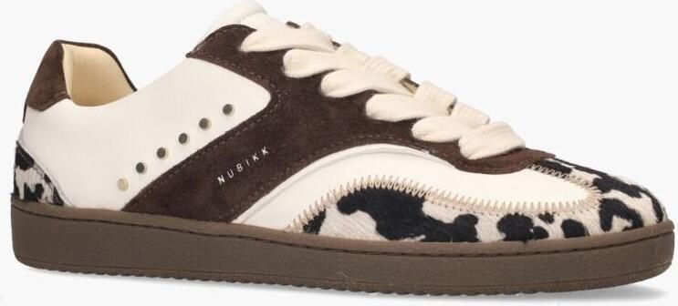 NUBIKK Lage Sneakers Dames Ray Owen Studs Maat: 37 Materiaal: Suède Kleur: Bruin - Foto 2