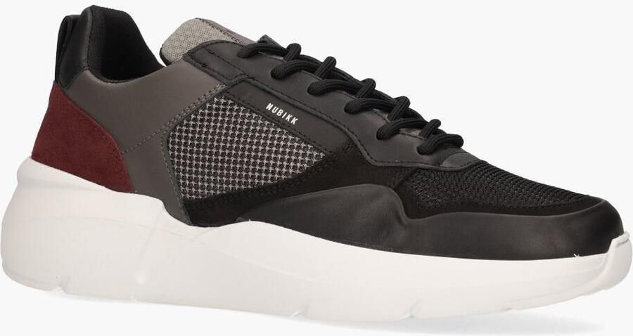 NUBIKK Lage Sneakers Heren Roque Road Wave Maat: 41 Materiaal: Nubuck Kleur: Zwart - Foto 3