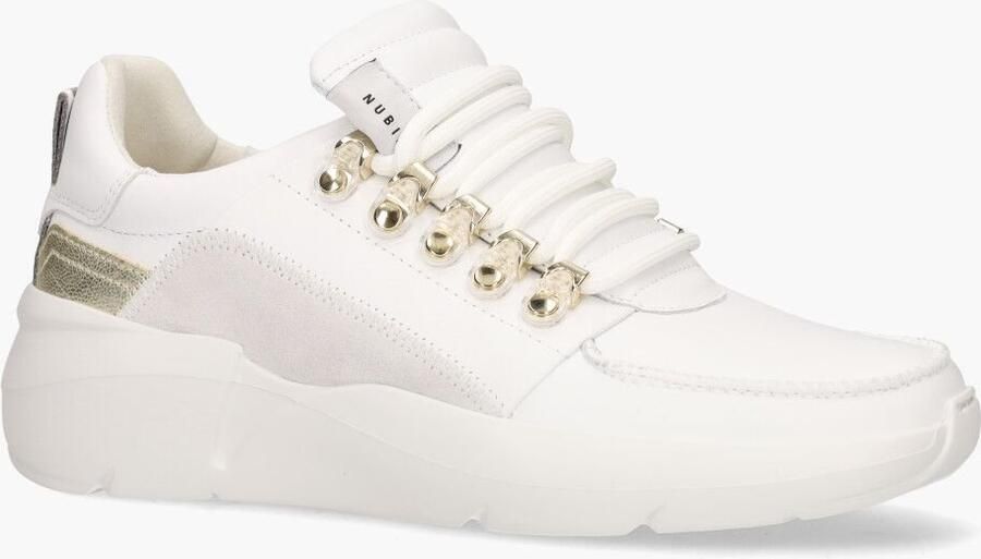 NUBIKK Lage Sneakers Dames Roque Roman Maat: 39 Materiaal: Leer Kleur: Wit - Foto 4