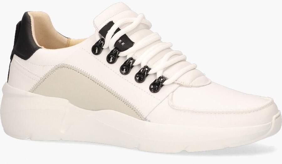 Nubikk Roque Roman Men White Black Leather Lage sneakers - Foto 4