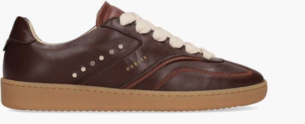 NUBIKK Lage Sneakers Dames Ray Owen Studs Maat: 42 Materiaal: Leer Kleur: Bruin