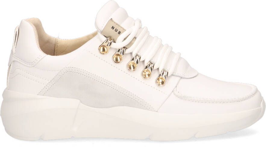 Nubikk Roque Roman L sneaker van leer met suède details - Foto 4