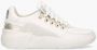 Nubikk Roque Roman Women White Gold Combi Lage sneakers - Thumbnail 1