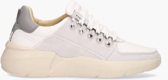 NUBIKK Lage Sneakers Heren Roque Roman Heren Maat: 41 Materiaal: Leer Kleur: Wit - Foto 4