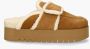 NUBIKK Pantoffels Dames Teddy Chunky Fur Maat: 39 Materiaal: Suède Kleur: Cognac - Thumbnail 3