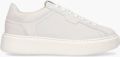 NUBIKK Lage Sneakers Dames Vince Tora Dames Nubuck Wit - Grijs