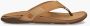 OLUKAI Teenslippers Heren Tuahine Maat: 42 Materiaal: Leer Kleur: Bruin - Thumbnail 3