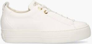 PAUL GREEN Lage Sneakers Dames 5017 Leer Wit - Foto 8