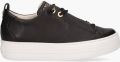 Paul Green Sportieve veterschoen 'Klassischer Schnürschuh Damen 5017 027 Glattleder in schwarz' zwart - Zwart
