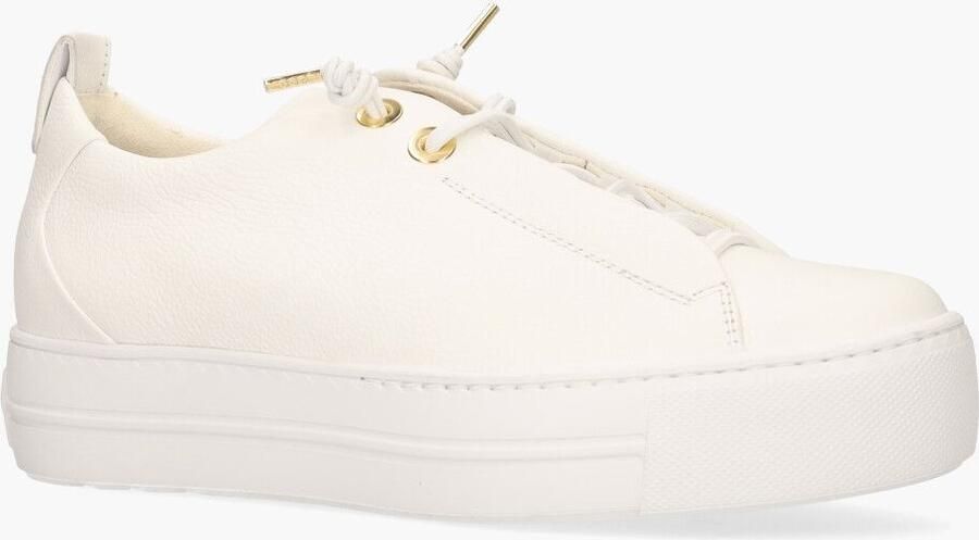 PAUL GREEN Lage Sneakers Dames 5017 Maat: 42 Materiaal: Leer Kleur: Wit - Foto 5